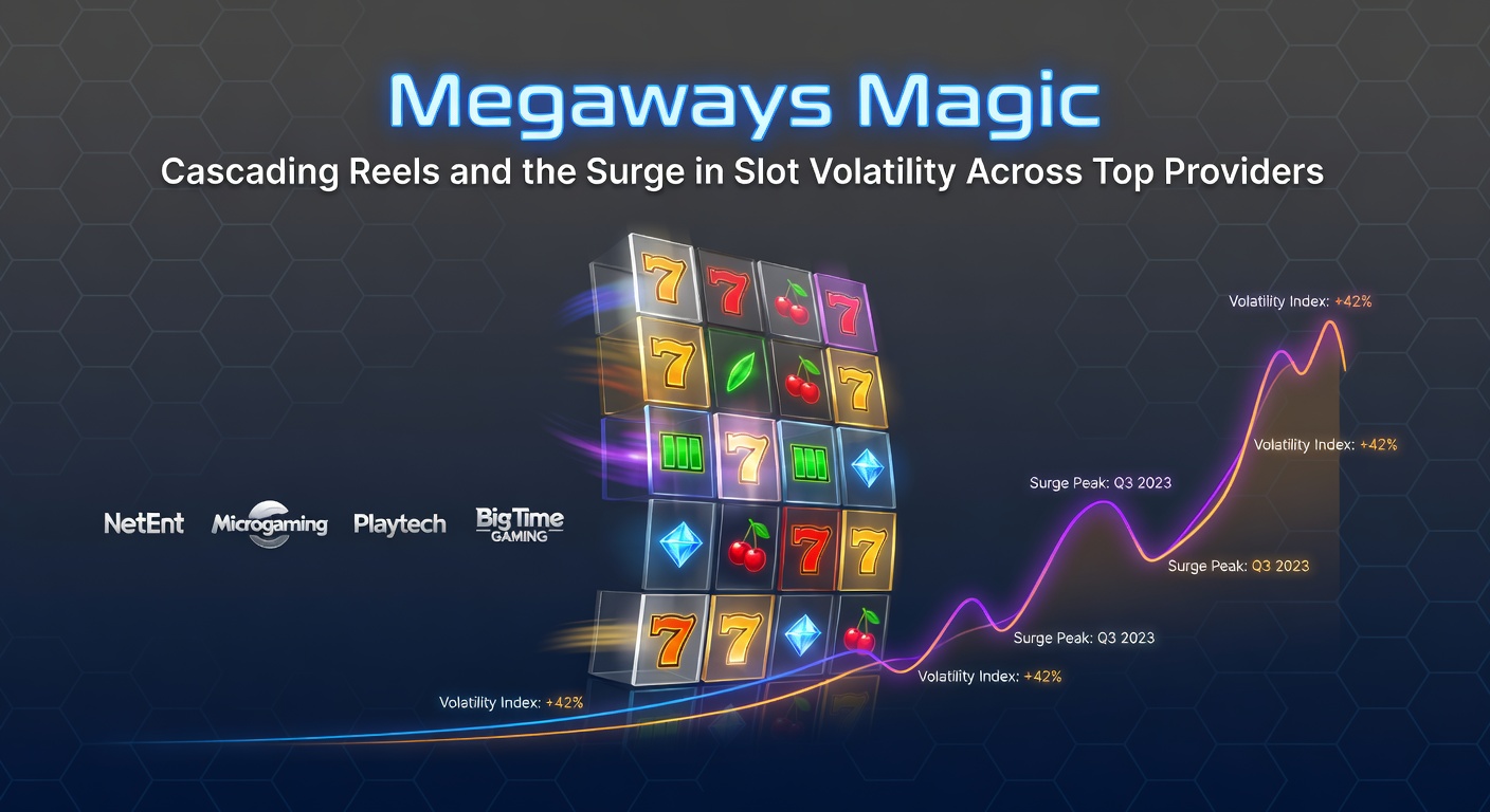 Dynamic slot screen capture of a high-volatility Megaways cascade with multipliers exploding and symbols tumbling