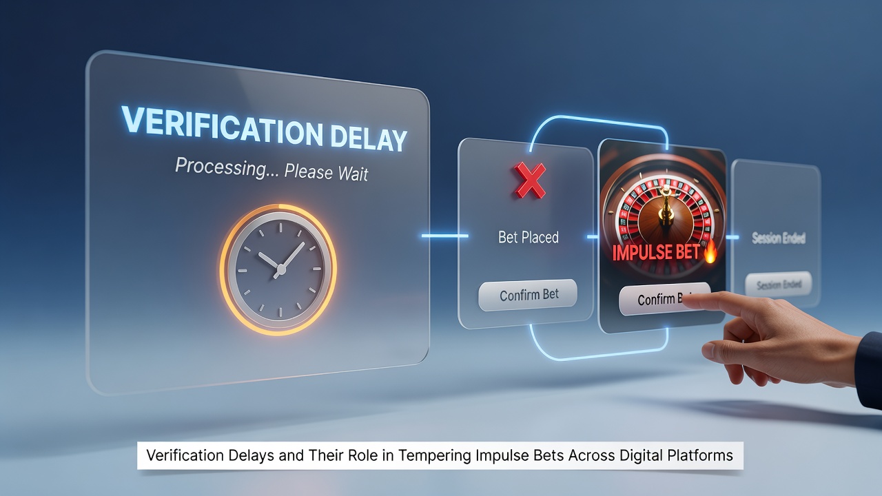 Digital platform interface showing verification steps during user onboarding for online betting